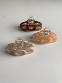 クリアチェーンバンス (Chain Loop Claw Clips)